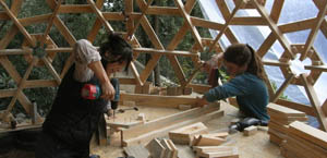costruzione domo geodetico